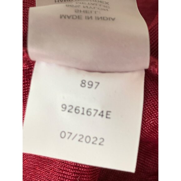 NWT Red Vince Camuto Womens 1X Sequin Bell Sleeve Top Neck Bling Date 8696 - Picture 8 of 9